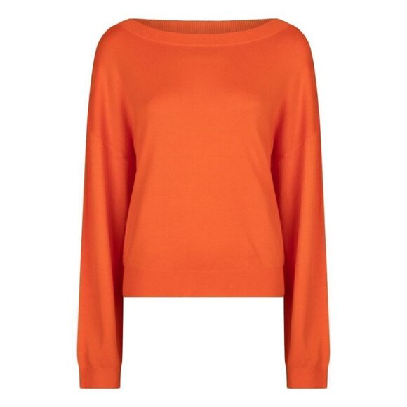 NWT ESQUALO Bold Orange Longsleeve Knit - Picture 5 of 7